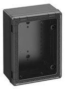 Шафа GEOS-S 3040-18-to/sw - прозорі дверцята, полікарбонат, чорний