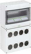 STV 1208-L - щит для 8х230В/16А schuko - 12 мод.