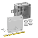 Abox Pro 025 AB-2,5² розподільча коробка, 92х92х60 мм, IP66 полікарбонат сіра