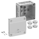 Abox Pro 025-L розподільча коробка, 92х92х60 мм, IP66 полікарбонат сіра