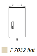 Шафа KVS A3/1 850/250 гладка поверхня 440x836x250 мм, настінна