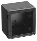 Шафа GEOS-S 3030-22-to/sw - прозорі дверцята, полікарбонат, чорний