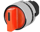 ne020STAMLOAWD Перемикач 3-позиційний (O) з підсвічуванням, фіксація, оранжевий