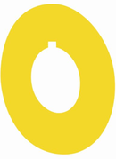 Табличка индикации аварийной остановки Ø 45