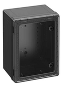 Шафа GEOS-S 3040-22-to/sw - прозорі дверцята, полікарбонат, чорний