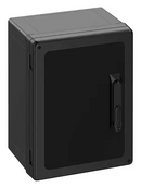 Шафа GEOS-S 3040-22-o/SH/sw - запирання важелем,полікарбонат, чорний