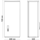 Шафа F3 1080/320 гладка поверхня 440x1065x322 мм, IP 44