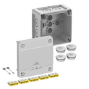 Abox Pro 025-2,5² розподільча коробка, 92х92х60 мм, IP66 полікарбонат сіра