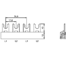 Шина 2п - шаг 17,8мм - 10мм² - вилочная "L" (2G10L56S0A00-01)