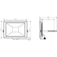 theLeda B50L BK - модульний LED-світильник 50 Вт, одна LED-панель