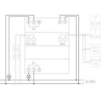 Реле часу електронне 2 канали, річна та астро- програми TR 642 top2 RC 24V