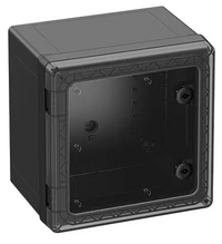 Шафа GEOS-S 3030-22-to/sw - прозорі дверцята, полікарбонат, чорний