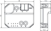 LUXORliving RF1 - комутатор бездротових пристроїв з шиною