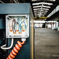 Abox 100 AB-L розподільча коробка, IP66 поліпропілен, сіра