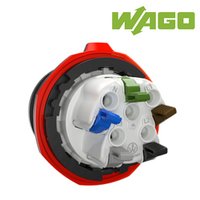 Розетка NEO 5п. 16А 110В, на кабель, пружинний WAGO затиск, One-touch