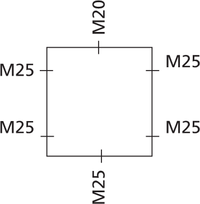 Огнестойкая коробка WKE 2 - 5x6²