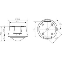 theRonda S360-101 AP GR датчик присутствия 2 кан.