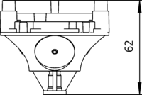 Коробка U 71 KUT-M5 - втулка М5