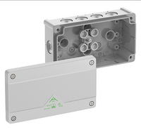 <ul><li>152х87х52 мм;</li><li>IP 66, IK07</li><li>входи: 10хМ20 мембранних з боків, 2хМ20 на днищі ; </li><li>порожня, без клем, U i =1000 В</li><li>сірий</li></ul>