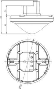 Датчик движения theMova P360-100 UP GR - 1 канал