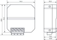 DIMAX 545 plus P діммер (світлорегулятор) в підрозетник