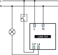Датчик присутності LUXA 103 S360-100-12 AP WH