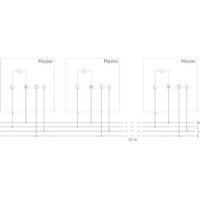 theLeda P 12 WH - LED-светильник 11 Вт с датчиком движения, одна LED-панель