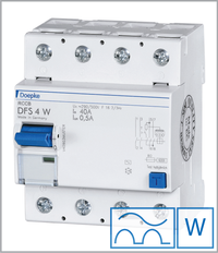 DFS4 040-2/0,50-A W - ПЗВ трифазний (290/500 B)