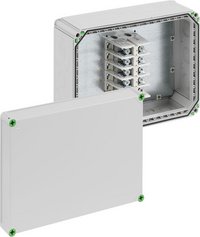 Abox-i 1500 - 150²/5 - коробка поликарбонат с клеммблоком
