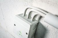 Abox 060-6² розподільча коробка, IP66 поліпропілен, сіра