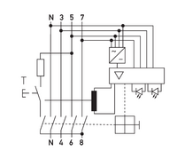 DFS 6 063-4/0,03-A NU захист від перенапруги від обриву нульового провідника, In 063А, тип A