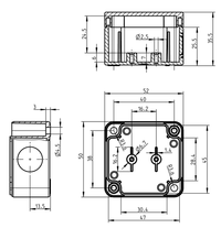 Корпус поликарбонат, IP 66 метрические вводы, TK PC 55-4-m