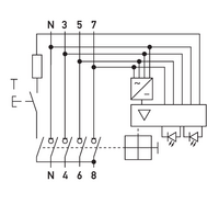 DHS 6-063 NU вимикач навантаження, In 063 А, 4 н.з.контакти, захист від перенапруги від обриву нульового провідника