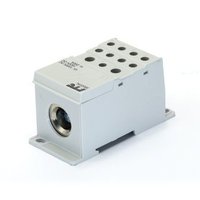 Распределительный блок 1-пол. 250А - вход 1х 35-120 мм² - выходы 11