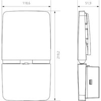 theLeda P 24L AL - LED-светильник 20 Вт, две LED-панели