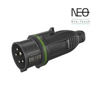 Штекер NEO 5п. 16А >50-500В, на кабель, гвинтовий затиск, One-touch