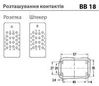 BB18 - розеточна вставка