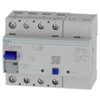 DFS 6 063-4/0,03-A NU захист від перенапруги від обриву нульового провідника, In 063А, тип A