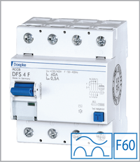 DFS4 040-4/0,03-A F60 - УЗО трехфазное (230/400 B)
