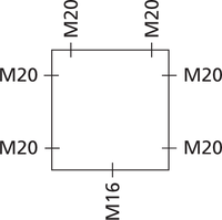 Коробка для пищевого, химического производств, огнеопасных участков WK 040-4²