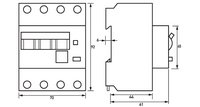 DRCBO 3 B40/0,03/3N-A - дифавтомат In 40 А