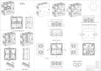 Abox 040-L розподільча коробка, IP66 поліпропілен, сіра