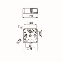 AP 7 - 2,5 мм² розподільча коробка, білий