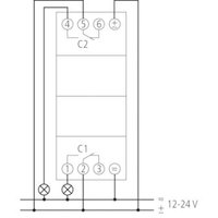 Реле времени электронное 2 канала TR 612 top2 24V