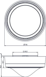 thePrema P360 KNX AP Multi WH - універсальний датчик (присутності, СО2, волоості