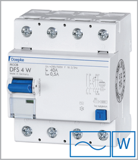 DFS4 040-2/0,50-AC W - ПЗВ трифазний (290/500 B)