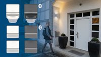 TECTA D180i WH - датчик руху 1-кан., 180°, інтелект.налаштування, 14 м при h=2,5м