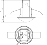 Датчик движения theMova S360-100 DE WH 1 кан.