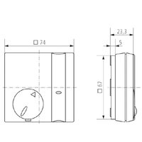 Комнатный термостат электронный RAMSES 714