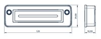 KDS-SR-FB3/D BK винтовая рамка для плоских кабелей